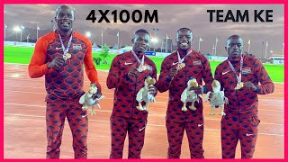 Kenya Wins 4x100M RELAY SFINAL BronzeAfrican GAMES [upl. by Ballman354]