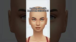 RANDOM GENETICS makes my sim😳 sims4 thesims4 sims shorts [upl. by Lou]