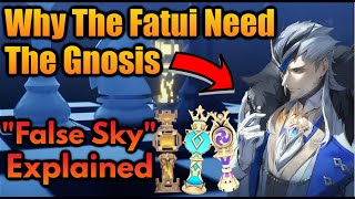 Why The Fatui Need The 3rd Descender amp Gnosis False Sky In Teyvat Explained Genshin Impact Theory [upl. by Eirhtug]