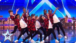 The next generation of dance legends Meet DVJ  Auditions Week 1  Britain’s Got Talent 2018 [upl. by Anivla525]