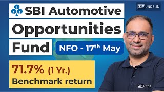 SBI Automotive Opportunities Fund NFO Review  Investing in Indias Automotive sector SBI NFO 2024 [upl. by Doreg]