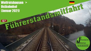 Deutschland Führerstandsmitfahrt 2021  SBahn München  S7 Wolfratshausen  Ostbahnhof [upl. by Otrebogir]