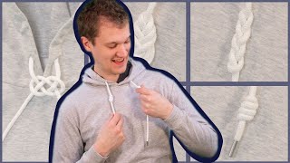 5 Ways to Tie Hoodie Strings Part 1 [upl. by Enelear]