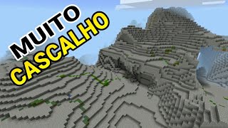 Como ir para o bioma de cascalho no minecraft [upl. by Akcirred259]