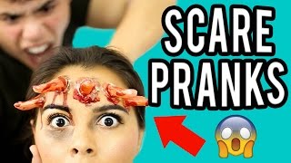 TOP 7 SCARE PRANKS FOR FRIENDS amp FAMILY NataliesOutlet [upl. by Yl]