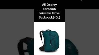 Top 5 travel backpacks [upl. by Carri75]