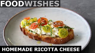 Ricotta Cheese Recipe By Food Fusion [upl. by Enneite]