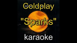 04  Coldplay  Parachutes  Sparks  instrumental  karaoke [upl. by Rilda301]