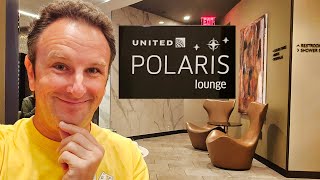 United Polaris Lounge LAX  Full Review [upl. by Annahsar96]