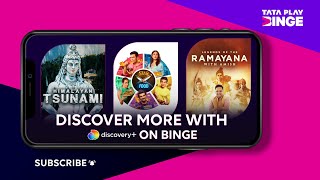 Tata Play Binge  Discover More with Discovery on Binge  More Entertainment One Place [upl. by Jilleen]