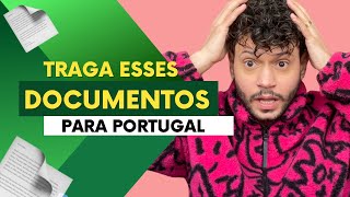 ATENÇÃO TRAGA ESSES DOCUMENTOS DO BRASIL PARA PORTUGAL 🇵🇹 [upl. by Nesnah291]