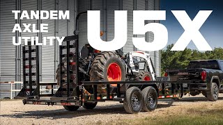 U5X  14K HD Tandem Axle Utility  MAXXD Trailers 2023 [upl. by Eloken]