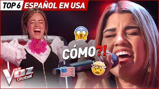 INESPERADAS Audiciones a Ciegas en ESPAÑOL en The Voice USA [upl. by Budge101]