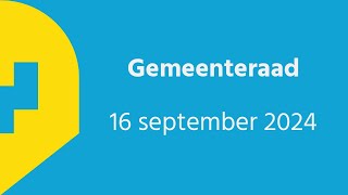 Gemeenteraad Zottegem 16 september 2024 [upl. by Gruber]