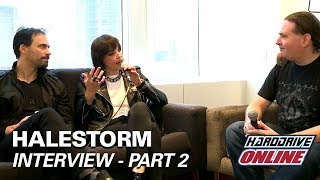 HALESTORM talks new album quotVICIOUSquot LZZYs signature Gibson Explorer Dark Guitar and more [upl. by Neggem]