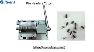 Pin headers cutting machine for 254 20 pitch [upl. by Anitsuga]