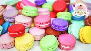 LA RECETA MÁGICA PARA HACER MACARONS  TRUCOS QUE NADIE TE HABÍA DICHO  MIS PASTELITOS [upl. by Ruskin]