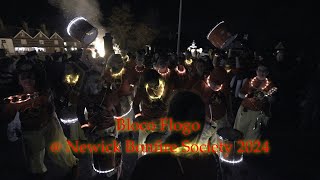 Bloco Fogo at Newick Bonfire Societys 2024 procession [upl. by Susejedairam]