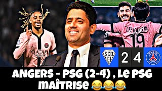 ANGERS  PSG 24  LE PSG MAÎTRISE 😂😂😂 [upl. by Surbeck822]