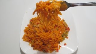 COMMENT FAIRE DES SPAGHETTIS DE CAROTTES [upl. by Readus]