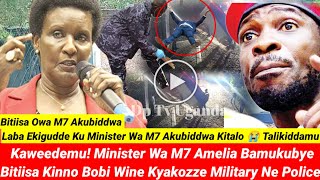 BreakingNews Minister Wa M7 Amelia Kaweedemu Akubiddwa Bitiisa Bobi Wine Kyakozze Military Ne Polic [upl. by Anilag]