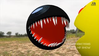 PacMan In Real Life vs PacMan 3D [upl. by Sseb419]