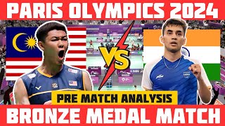 Paris Olympics 2024  Lee Zii Jia vs Lakshya sen Pre Match Analysis  H2H Bronze Medal Athlete [upl. by Ahsaten]