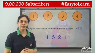 Forming Smallest and Greatest Numbers using given digits  Class 4  CBSE  NCERT  ICSE [upl. by Polik]