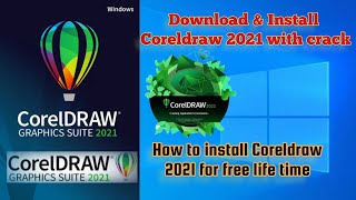 How to install CorelDRAW 2021 windows 10 download and install Coreldraw with crack [upl. by Amsirac]