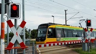 Ettlingen Neuwiesenreben Railway Crossing BadenWürttemberg [upl. by Adnolohs]