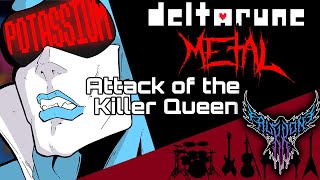 DELTARUNE Chapter 2  Attack of the Killer Queen 【Intense Symphonic Metal Cover】 [upl. by Zelten]