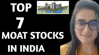 Top 7 Moat Stocks In India [upl. by Yuh]