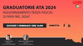 Graduatorie Ata 2024 aggiornamento terza fascia si farà nel 2024 [upl. by Eardna]