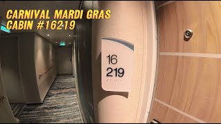 Carnival Mardi Gras Cabin Tour 16219 [upl. by Fradin]