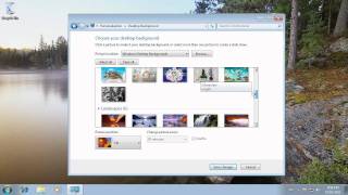 Windows 7  Change the Desktop Background [upl. by Manas]