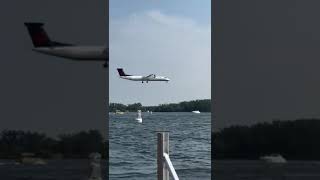 Air Canada Plane Landing near Toronto Beach Canada [upl. by Einobe662]