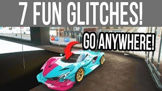 Forza Horizon 4  7 FUN BugsGlitches You SHOULD Try [upl. by Aynad]