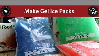 How to Make Gel Ice Packs  Easy DIY Project [upl. by Bakerman]