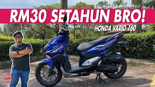 HONDA VARIO 160  RM30 SETAHUN BRO [upl. by Ased]