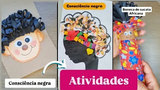 🟤CONSCIÊNCIA NEGRA🟤  ATIVIDADES DE ARTES  Educação Infantil [upl. by Keeton373]