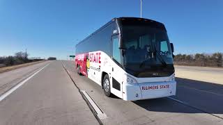 Peoria Charter  Illinois State University Bus [upl. by Robet]