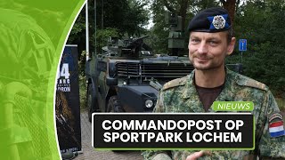 Militairen gebruiken sportpark De Elze in Lochem tijdelijk als uitvalsbasis [upl. by Nefets630]