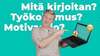 Millainen on hyvä työhakemus 🕵️‍♂️ Katso vinkit hakemuksen kirjoittamiseen ✍️ [upl. by Peirce]