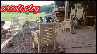 CONTINUE THE CHAIR BED FIRST VARNISH ARCELI VLOG [upl. by Leasia]