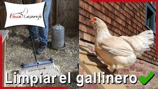 💦 Cómo LIMPIAR y desinfectar el GALLINERO 👌 [upl. by Treacy]