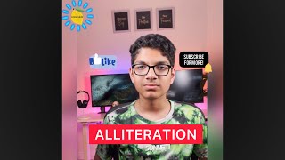 What is an alliteration  Literary devices GCSE  EnglishGrammar Alliteration for kids shorts [upl. by Mcquillin]