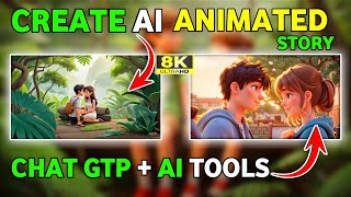 How To Create Animated Videos with Ai amp ChatGPT  Animation Video Kaise Banaye  Ai Video Generator [upl. by Blain]