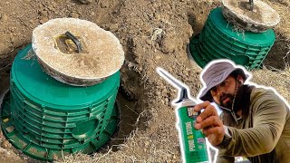 Installing Risers on a Septic Tank [upl. by Alfonzo]