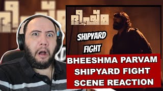 Bheeshma Parvam Shipyard Fight Scene Reaction  Mammooty  Amal Neerad  Producer Reacts Malayalam [upl. by Syverson]