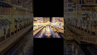 Qanat Quartier At Pearl Qatar  pearl Qatar  beautiful place shorts [upl. by Yrek291]